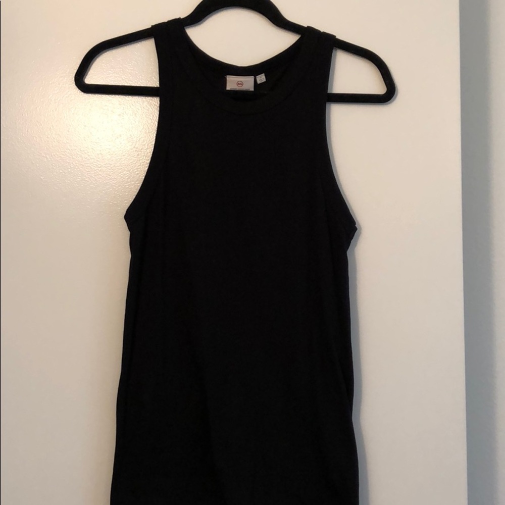 AG Lexi black racer back tank